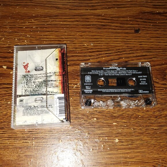 Bryan Adams- 18 Il I Die on cassette (A & M Records, 1996) - Picture 2 of 4